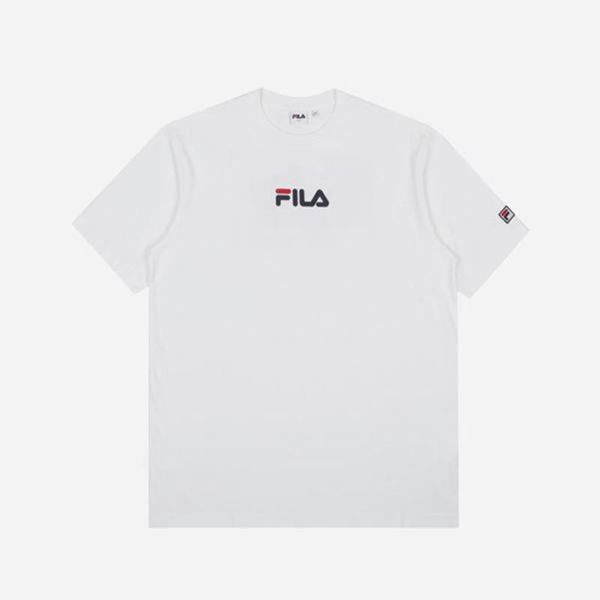 Camisetas Manga Corta Fila Hombre Blancas - Artist Graphic S/S - España 280563OFY